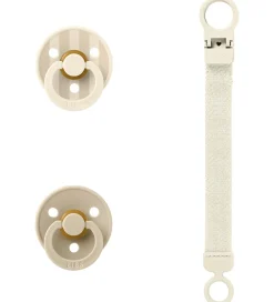 BIBS Sutter*Colour Gavesæt - Sutter/Suttesnor - Str. 1 - Ivory