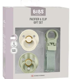 BIBS Sutter*Colour Gavesæt - Sutter/Suttesnor - Str. 1 - Sage