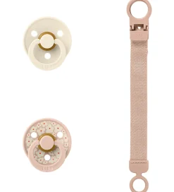 Sutter-BIBS Colour Gavesæt - Sutter/Suttesnor - Str. 1 - Blush
