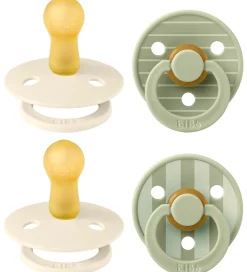 Sutter-BIBS Colour Sutter - 4-pak - Str. 1 - Ivory/Vanilla/Sage