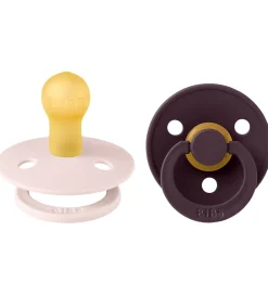 BIBS Sutter*Colour Sutter - Str. 1 - 2-pak - Rund - Petal/Plum