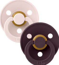 BIBS Sutter*Colour Sutter - Str. 1 - 2-pak - Rund - Petal/Plum