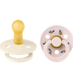 BIBS Sutter*Colour Sutter - Str. 2 - 2-pak - Rund - Ivory Mix