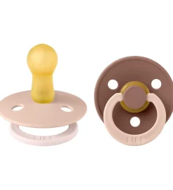 BIBS Sutter*Colour Sutter - Str. 2 - 2-pak - Rund - Blush Woodchuck Mix