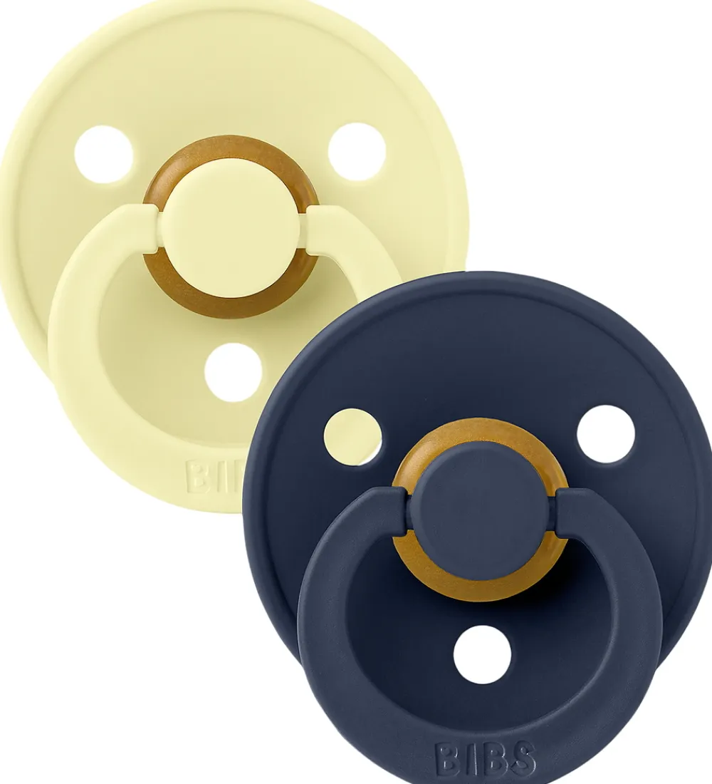 Sutter-BIBS Colour Sutter - Str. 1 - 2-pak - Rund - Luna/Deep Space