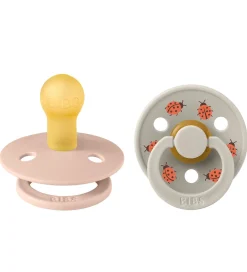 BIBS Sutter*Colour Sutter - Str. 1 - 2-pak - Rund - Blush Mix