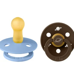 Sutter-BIBS Colour sutter - Str. 2 - 2-pak - Rund - Planet Nusa - Sky B