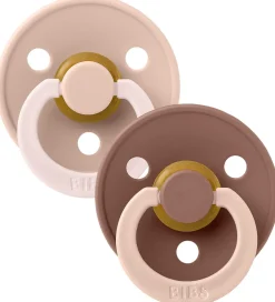 BIBS Sutter*Colour Sutter - Str. 1 - 2-pak - Rund - Blush Woodchuck Mix