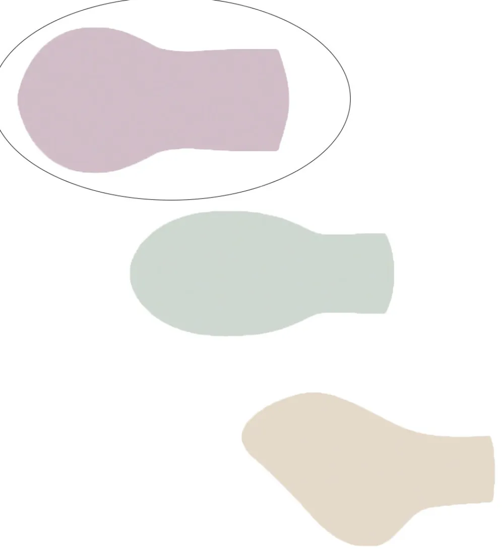 Sutter-BIBS Colour sutter - Str. 2 - 2-pak - Rund - Planet Nusa - Vanil