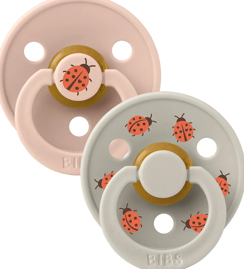 Sutter-BIBS Colour Sutter - Str. 2 - 2-pak - Rund - Blush Mix