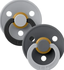Sutter-BIBS Colour Sutter - Str. 2 - 2-pak - Rund - Cloud Iron Mix