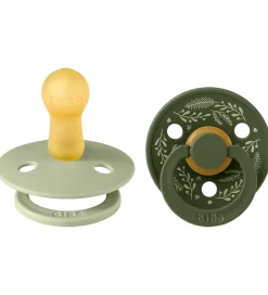 BIBS Sutter*Colour Sutter - Str. 2 - Rund - 2-pak - Leaf - Sage/Hunter