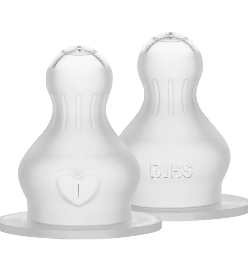 BIBS Sutter|Sutteflasker*Flaskesutter - 2-pak - Thick Flow - Silikone