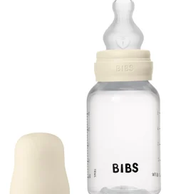 Sutteflasker|Amning-BIBS Sutteflaske - 150 ml - PP/Silikone - Ivory