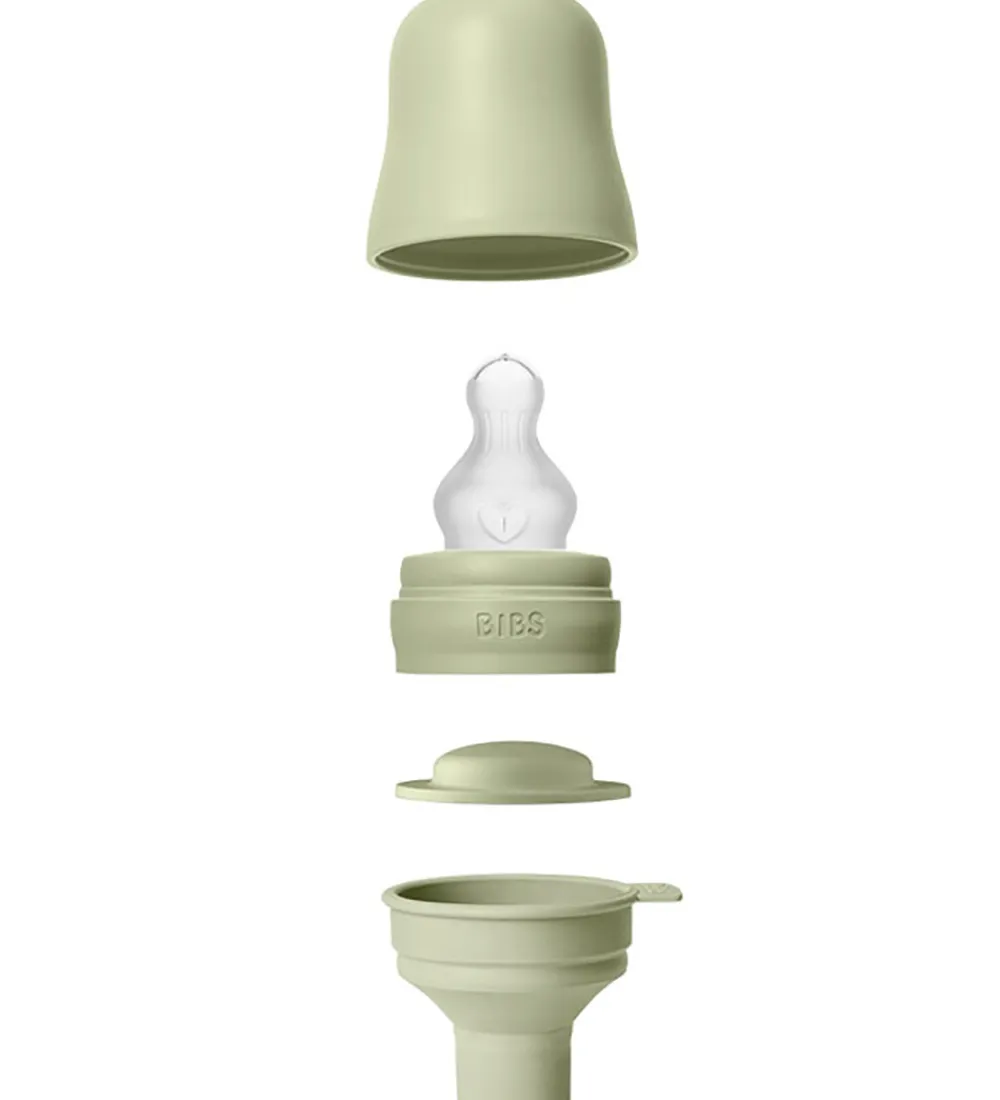 BIBS Sutteflasker|Amning*Sutteflaske - 270 ml - PP/Silikone - Sage