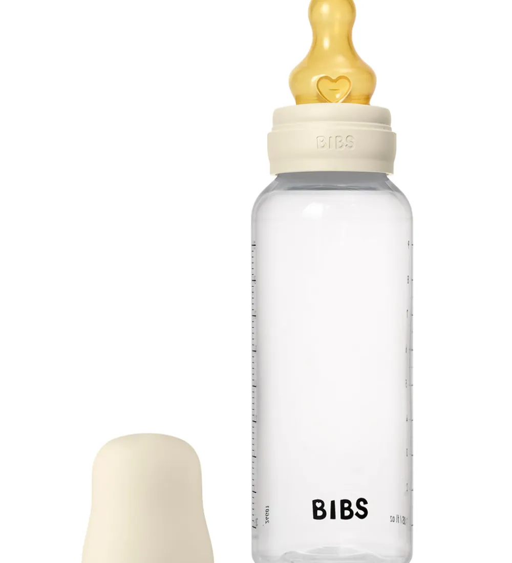 Sutteflasker|Amning-BIBS Sutteflaske - 270 ml - PP/Naturgummi - Ivory