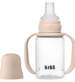 BIBS Sutteflasker|Spisetid*Sutteflaske m. Håndtag - 150 ml - Blush