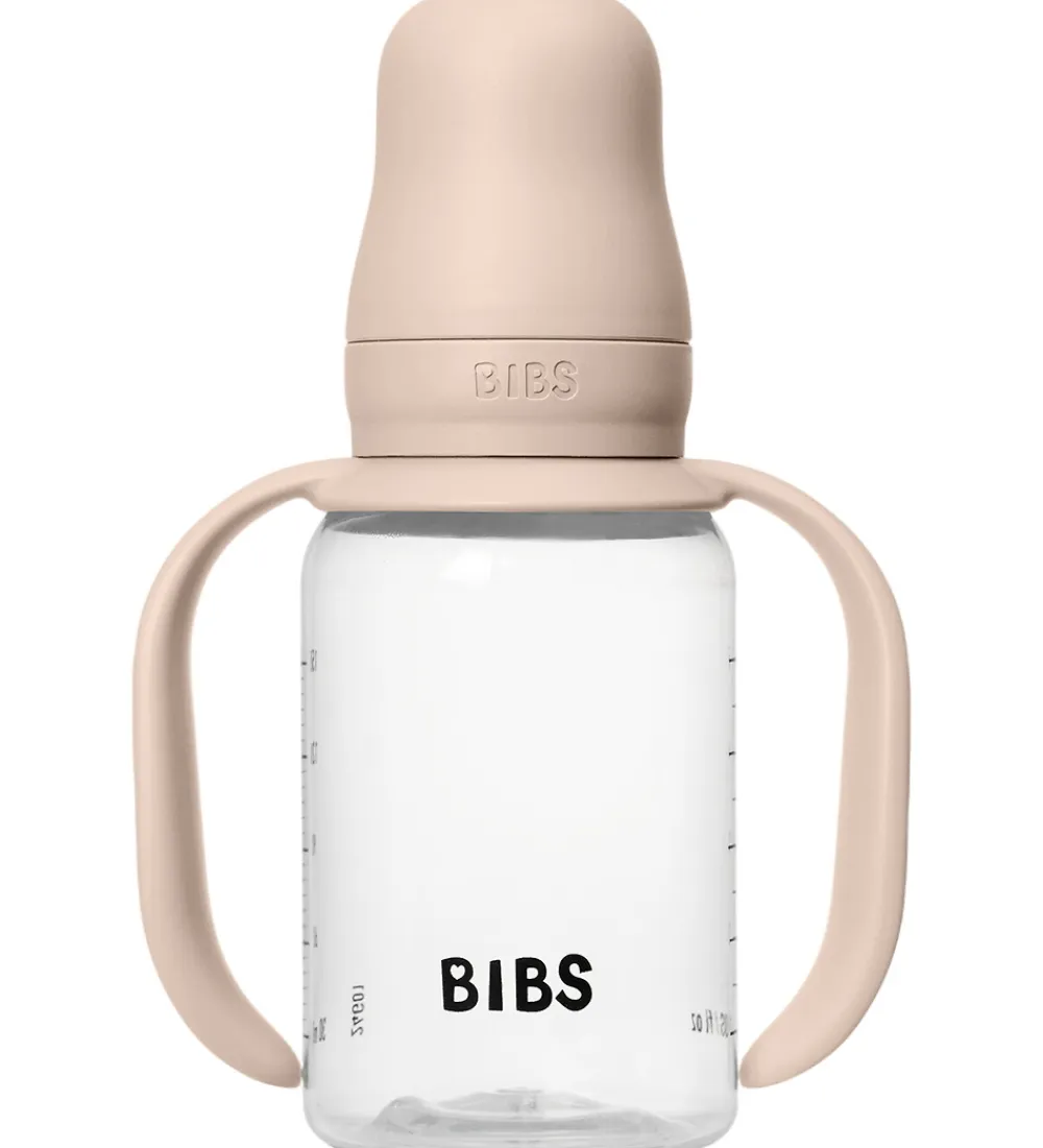 BIBS Sutteflasker|Spisetid*Sutteflaske m. Håndtag - 150 ml - Blush