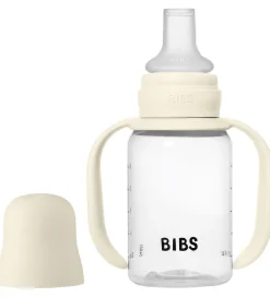 Sutteflasker|Spisetid-BIBS Sutteflaske m. Håndtag - 150 ml - Ivory