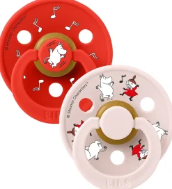 BIBS Sutter*x Moomin Colour Sutter - Str. 2 - 2-pak - Candy Apple Mix