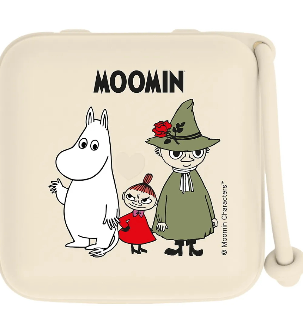 Sutter-BIBS x Moomins Sutteboks - 7x5 cm - Ivory