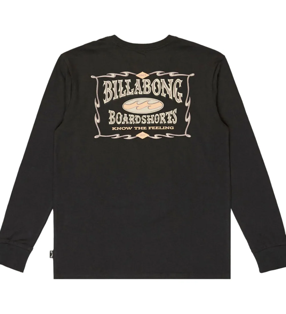 T-Shirts-Billabong Bluse - Double Spread - Washed Black