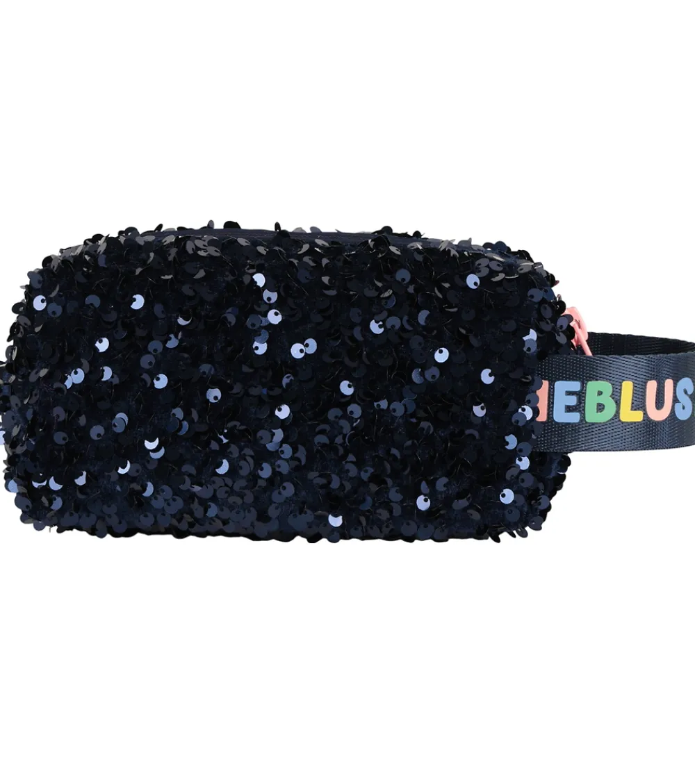 Billieblush Skole|Penalhuse*Penalhus - Navy m. Palietter