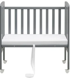 Senge-Bino Bedside Crib - By-My-Side - 90x46x88 cm - Grå