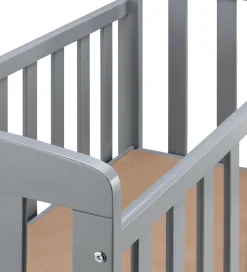 Senge-Bino Bedside Crib - By-My-Side - 90x46x88 cm - Grå