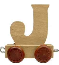 Fødselsdagstoge|Bogstaver-Bino Toys Navnetog - Træ - 5 cm - J