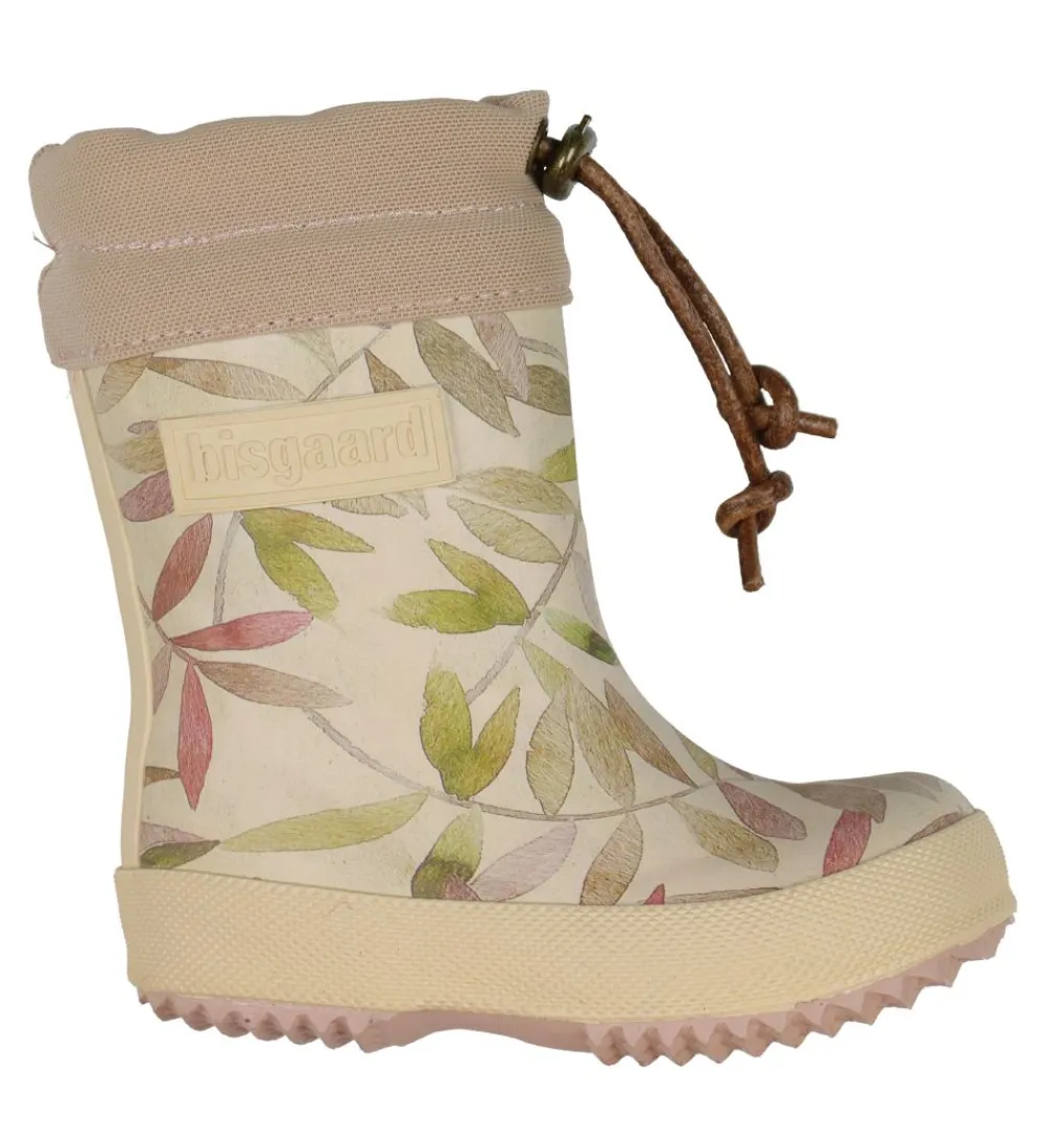 Termostøvler-Bisgaard Termostøvler - Beige Leaves