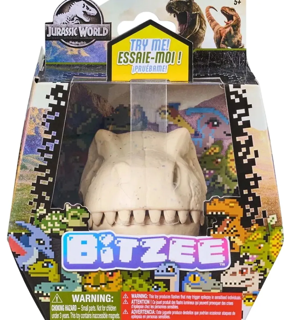 Bitzee Figurer*Legetøj - Interactive Jurassic World Pet - Digital