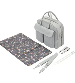 Senge|Pusletasker-Bizzi Growin Pusletaske/Rejseseng - POD - Whisper Grey