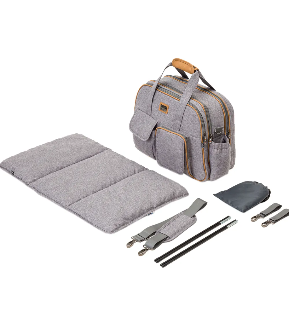 Senge|Pusletasker-Bizzi Growin Pusletaske/Rejseseng - POD - Windsor Grey