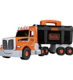 Biler, Tog Og Køretøjer-Smoby Black & Decker Lastbil - Bricolo Truck m. boremaskine