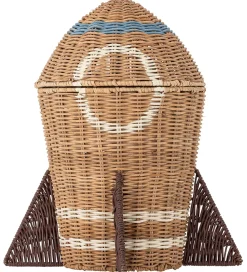 Kurve|Opbevaring-Bloomingville Kurv m. Låg - 31x35 cm - Space - Natur