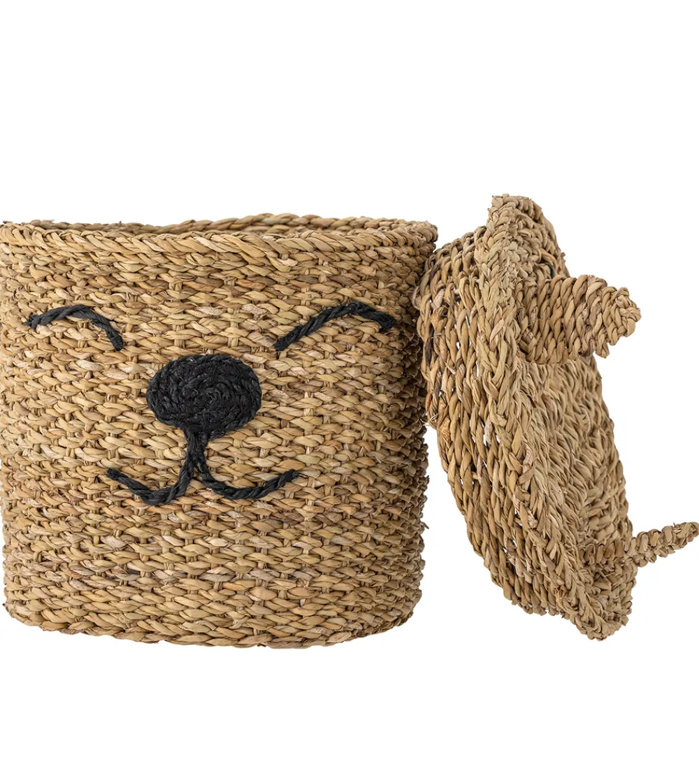Kurve-Bloomingville Kurv m. Låg - 26x30 cm - Mikki - Søgræs - Natur