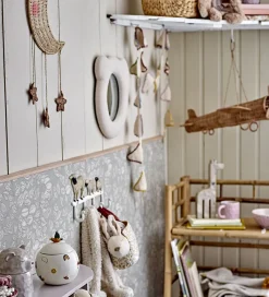 Spejle-Bloomingville Mini Vægspejl - Baily - Hvid