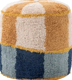 Møbler|Puffer-Bloomingville Puf - 40x35 cm - Kio - Blå