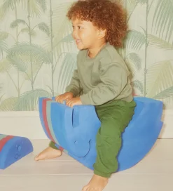 Tumledyr|Motorisk Legetøj-bObles Elefant - L 24 - 55x21x31 cm - Blue Gym