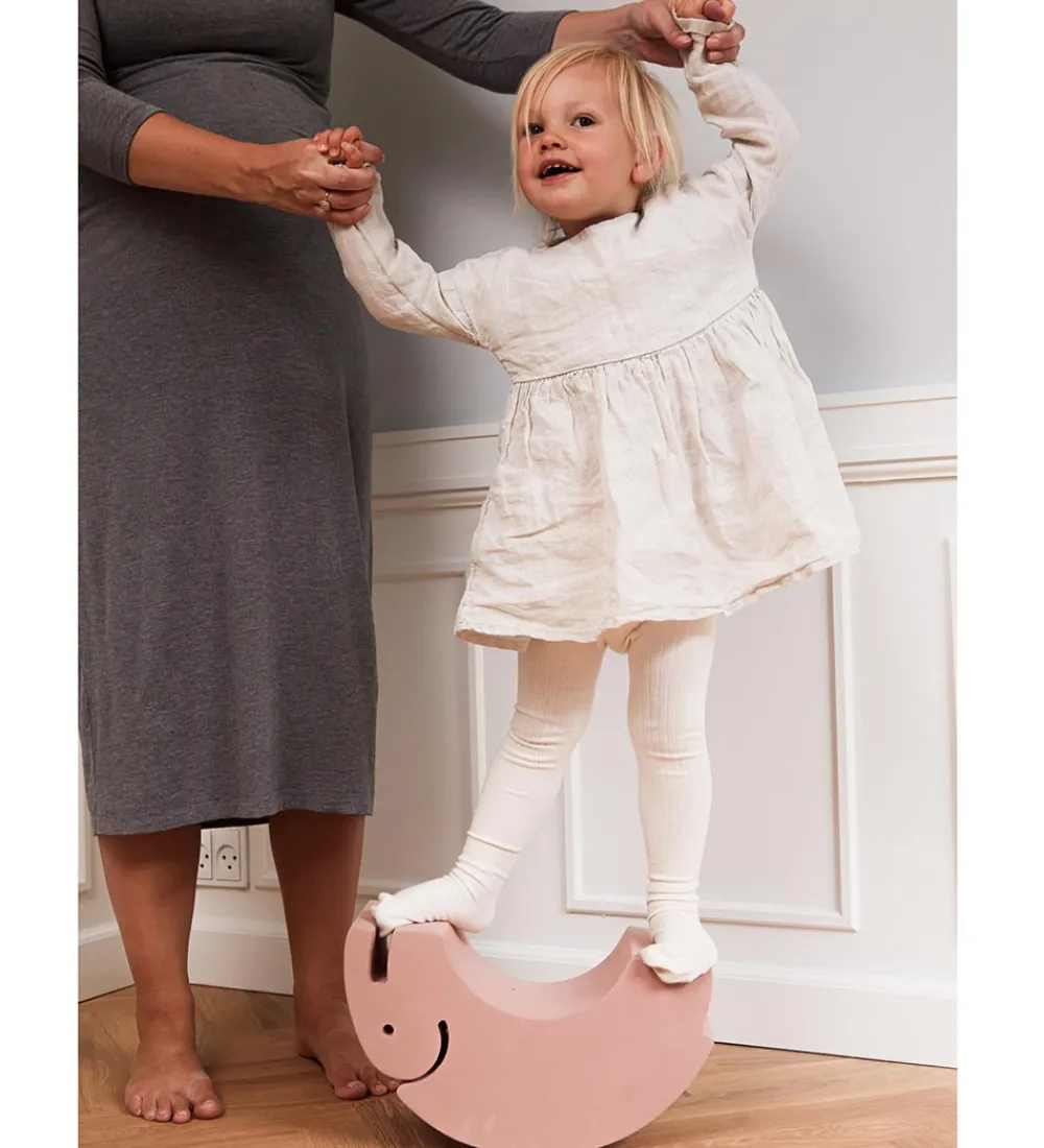 Tumledyr|Motorisk Legetøj-bObles Elefant - Stor - 55x21x31 cm - Sand Grey