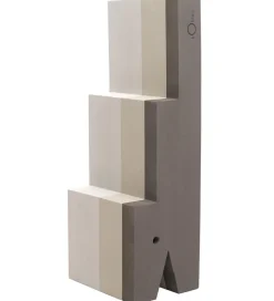 Tumledyr|Motorisk Legetøj-bObles Krokodille - 60x24x18 cm - Sand Grey