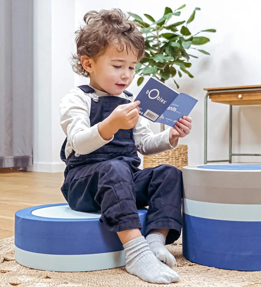 bObles Tumledyr|Motorisk Legetøj*Tube - Ø: 36 cm - Medium - Grå
