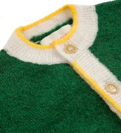 Bobo Choses Striktrøjer*Cardigan - Strik - Kaleidoscope Jacquard - Grøn
