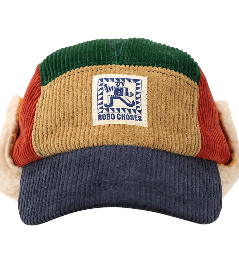 Kasketter-Bobo Choses Kasket - Fløjl - Mr Pencil - Multicolor
