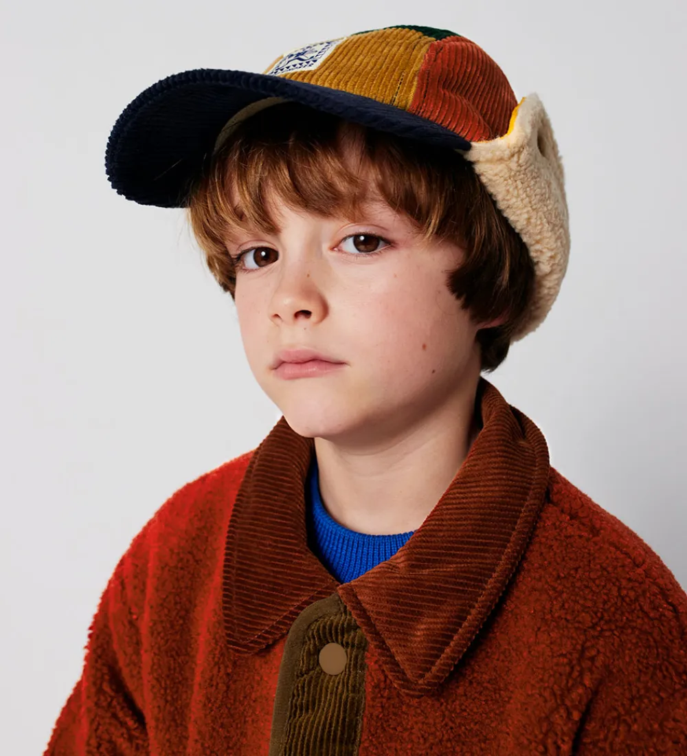 Kasketter-Bobo Choses Kasket - Fløjl - Mr Pencil - Multicolor
