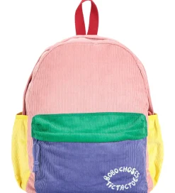 Skoletasker|Skole-Bobo Choses Skoletaske - Fløjl - Color Block