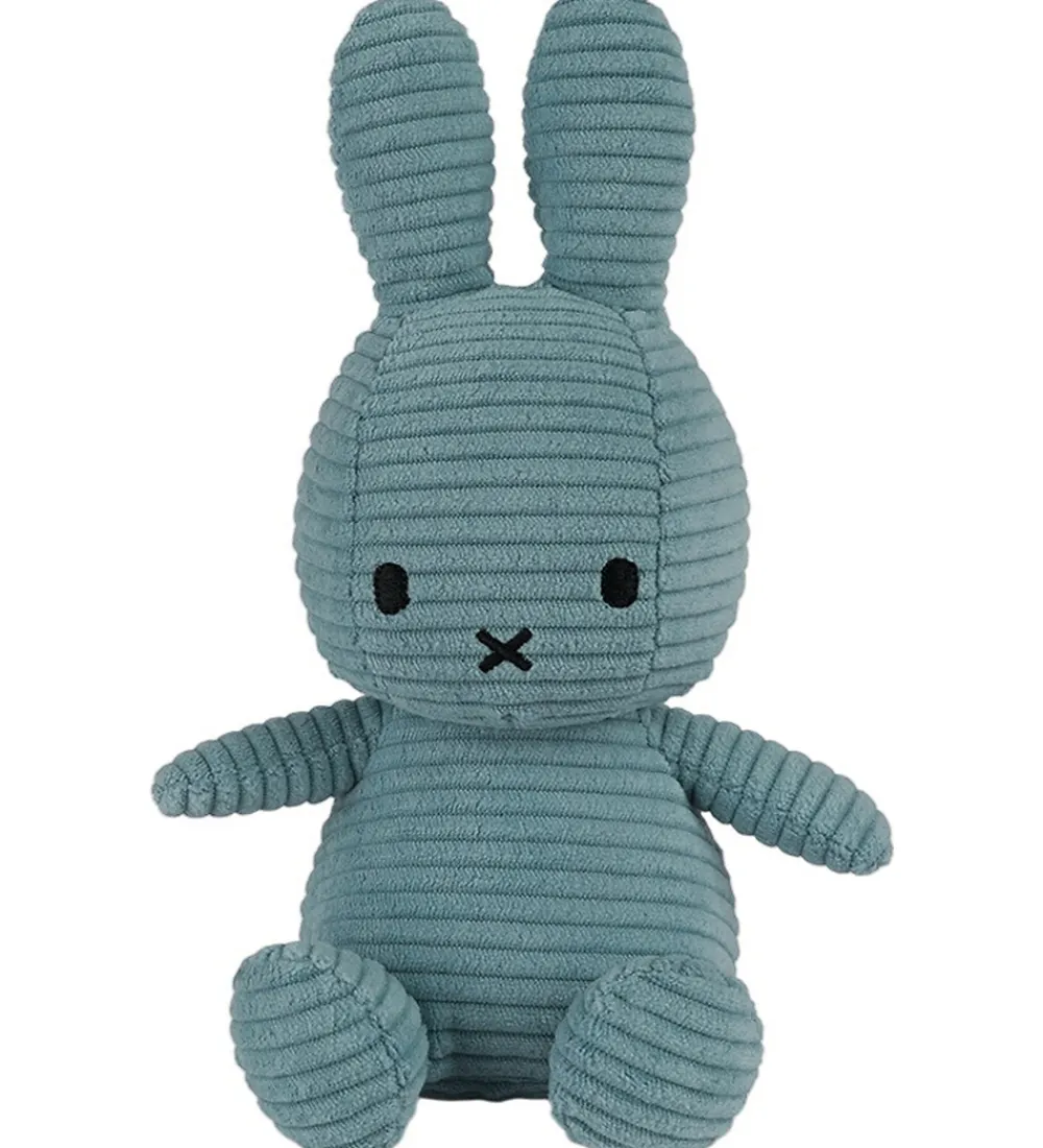 Bamser-Bon Ton Toys Bamse - 23 cm - Miffy ECO Corduroy - Aviator Blue