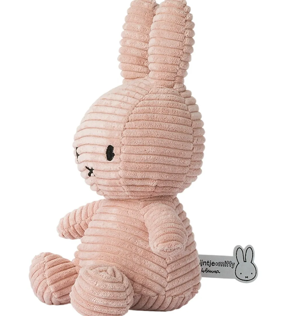 Bon Ton Toys Bamser*Bamse - 23 cm - Miffy ECO Corduroy - Misty Rose