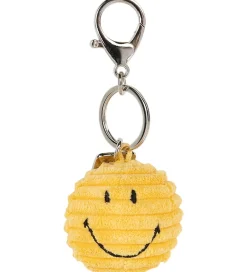 Nøgleringe-Bon Ton Toys Nøglering - 4,5 cm - Smiley Keychain ECO Corduroy -